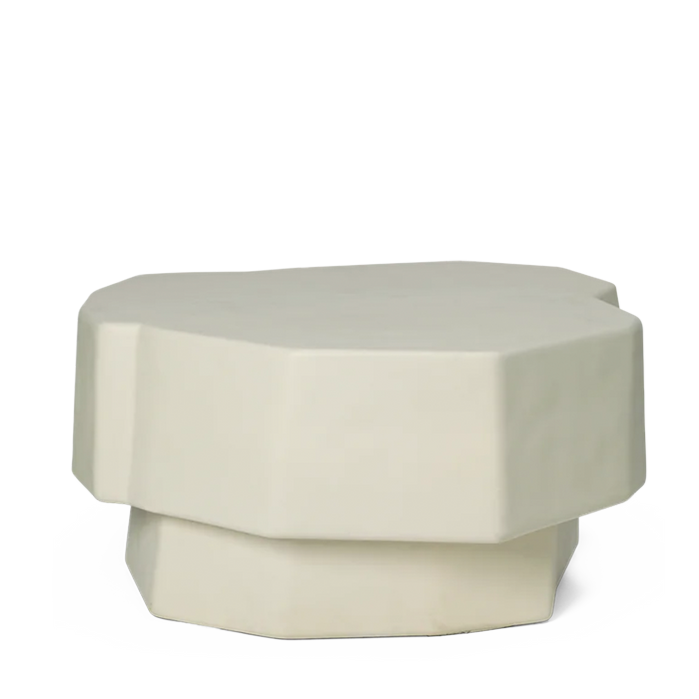 Staffa Coffee Table Ivory Small by fermLIVING