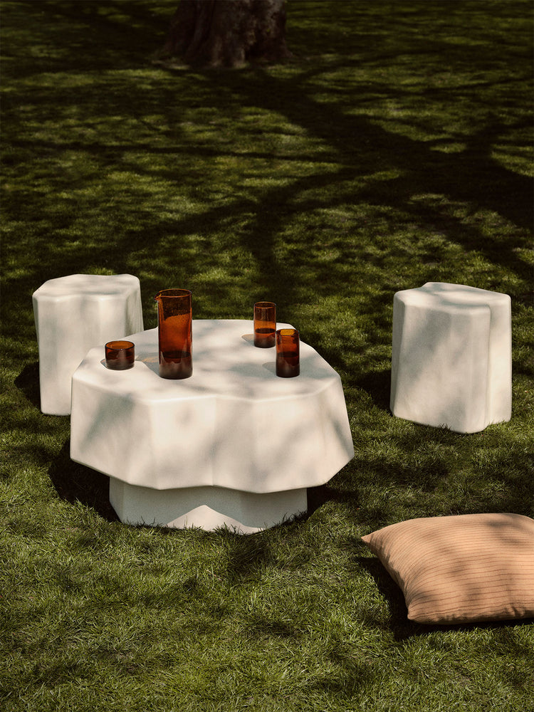 Staffa Coffee Table Ivory Small by fermLIVING