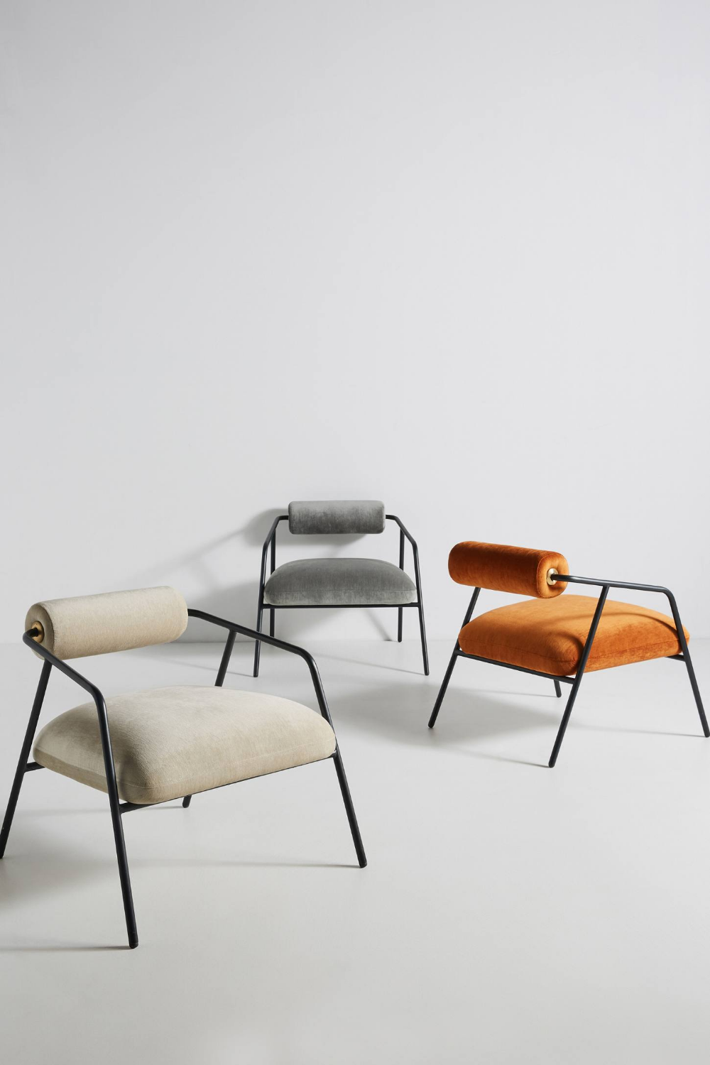 Cyrus Chair - Rust Velvet