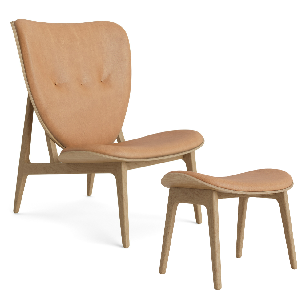 Elephant Lounge Chair & Stool Set by NORR11