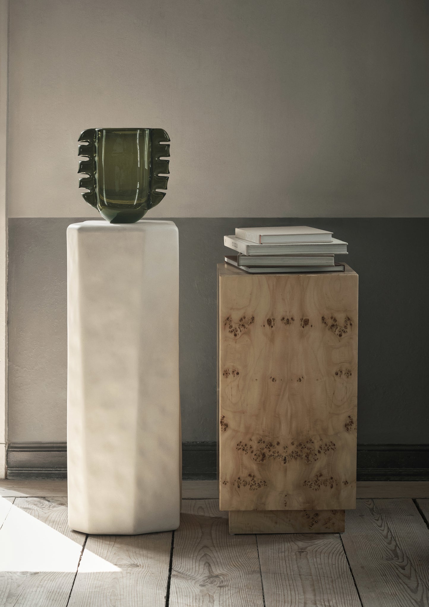 Staffa Pedestal Ivory by fermLIVING