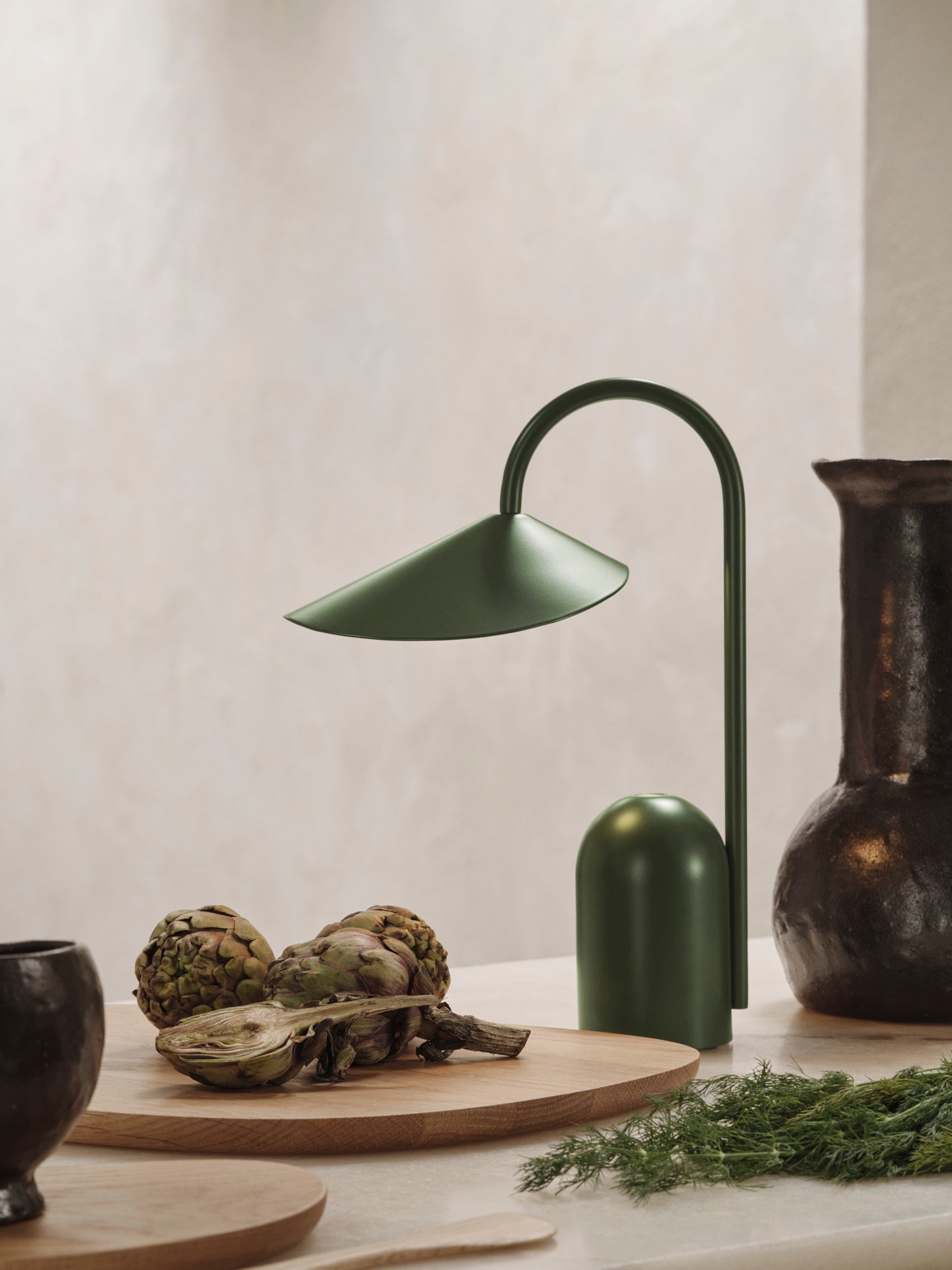 Arum Portable Table Lamp by Ferm Living