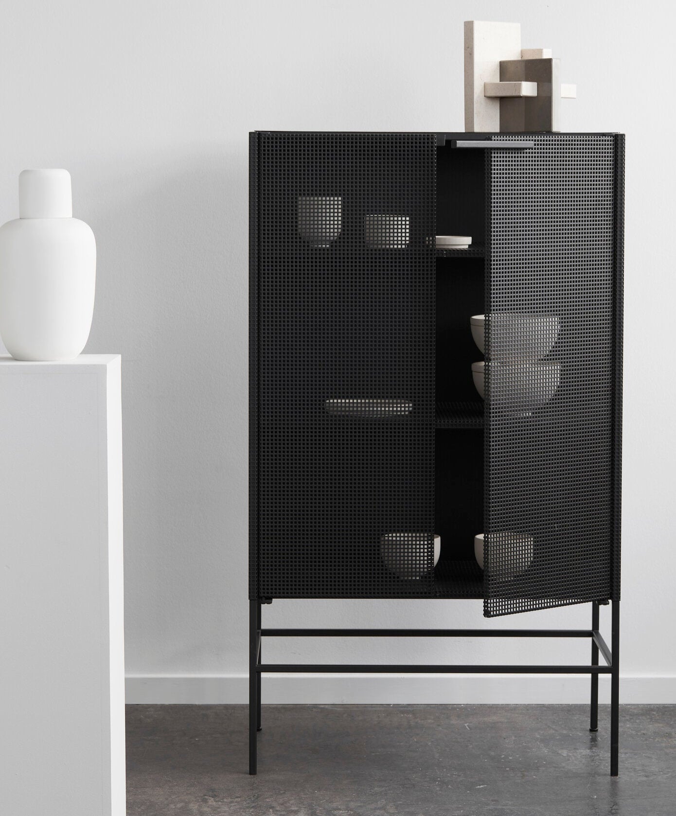 Grid Cabinet by Kristina Dam