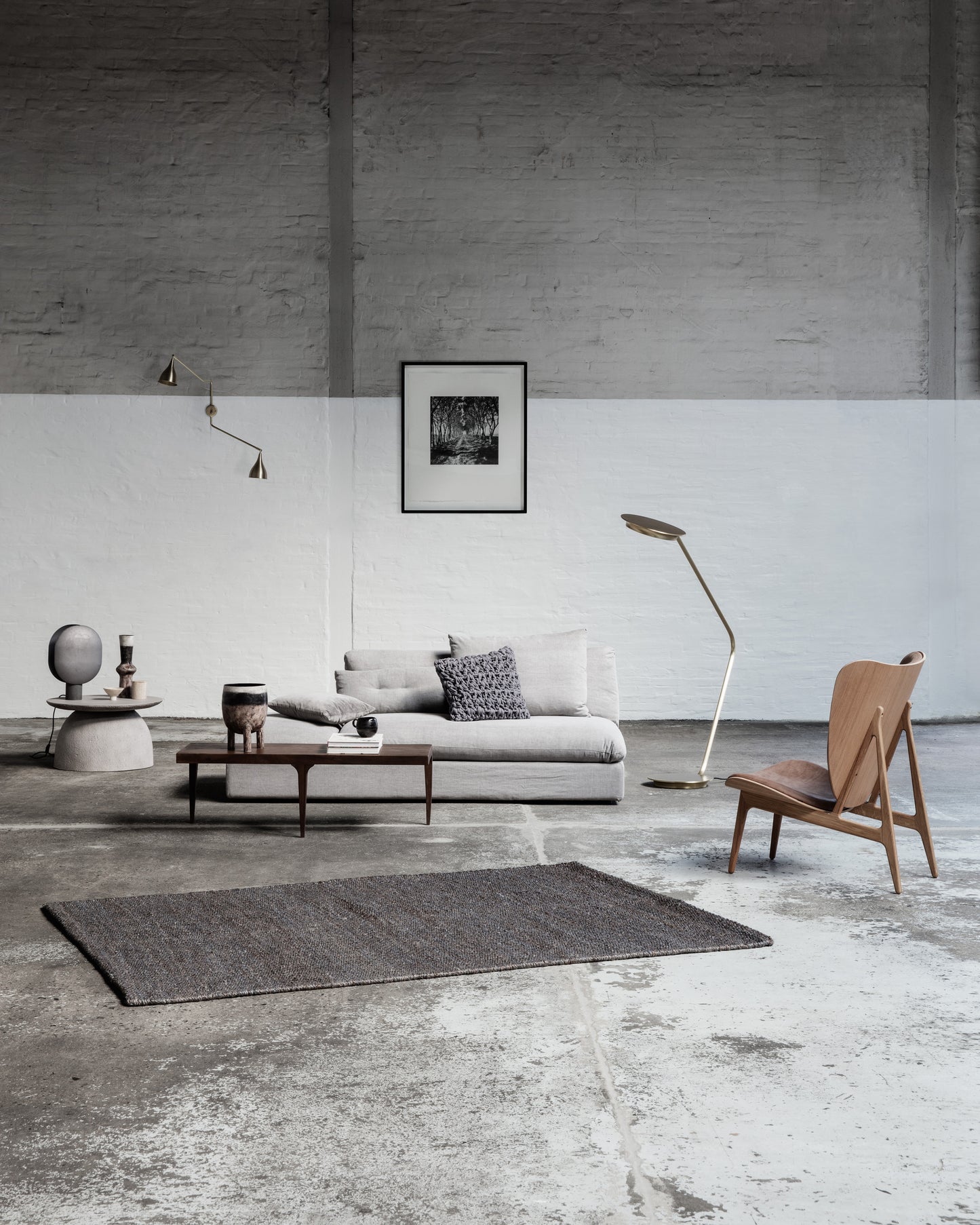Elephant Lounge Chair & Stool Set by NORR11