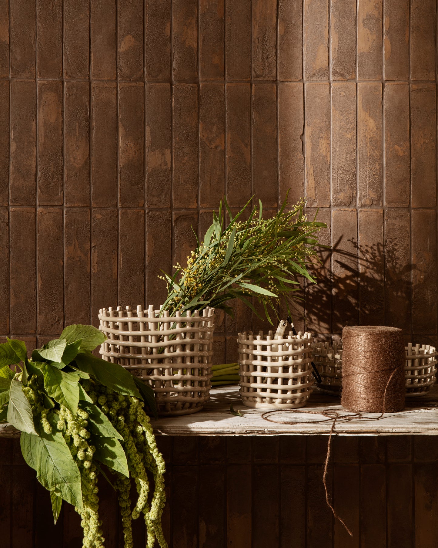 Ceramic Basket - Small by ferm LIVING