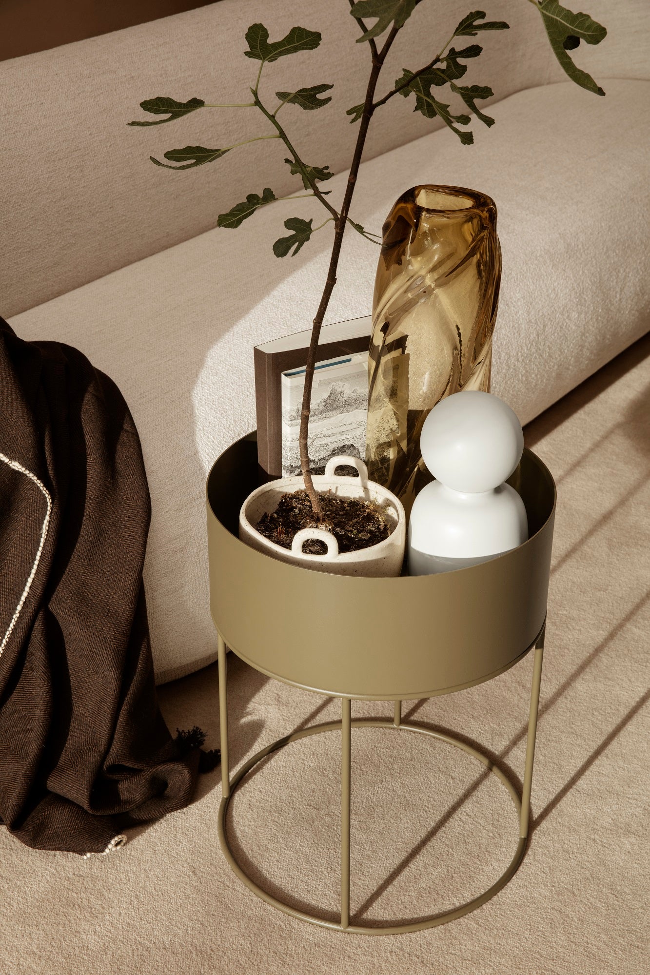 Plant Storage Box - Round by ferm LIVING