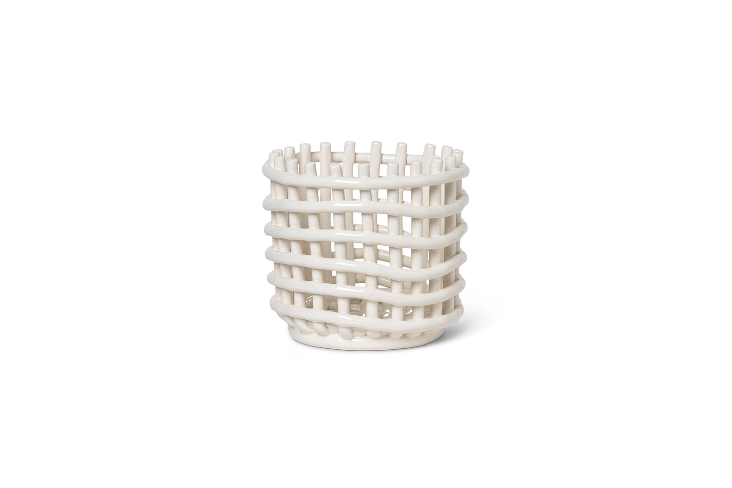 Ceramic Basket - Small by ferm LIVING
