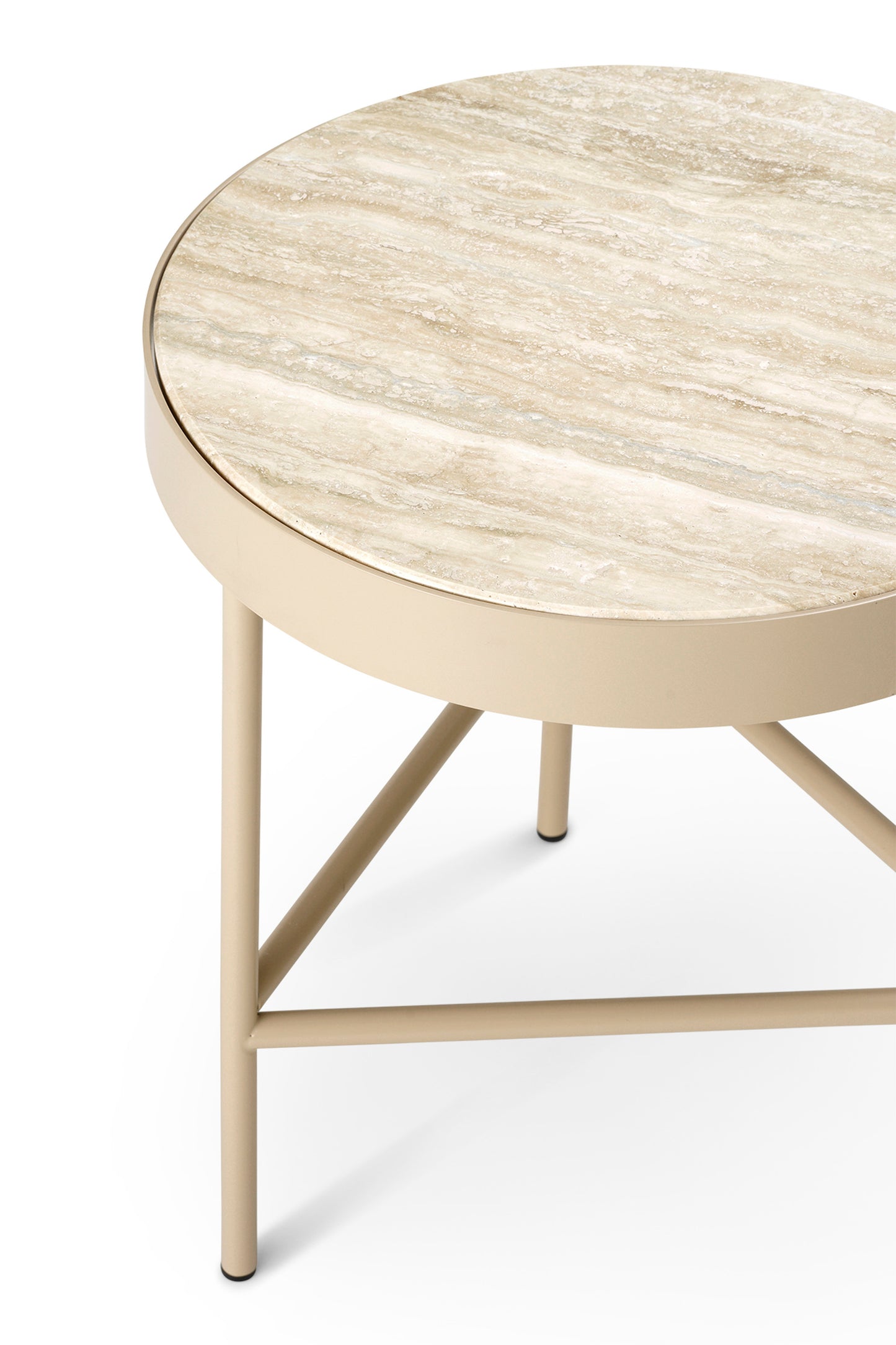 Travertine Table - Medium by ferm LIVING