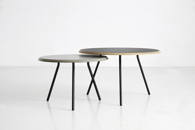 Soround Coffee Table - Concrete Top by Woud