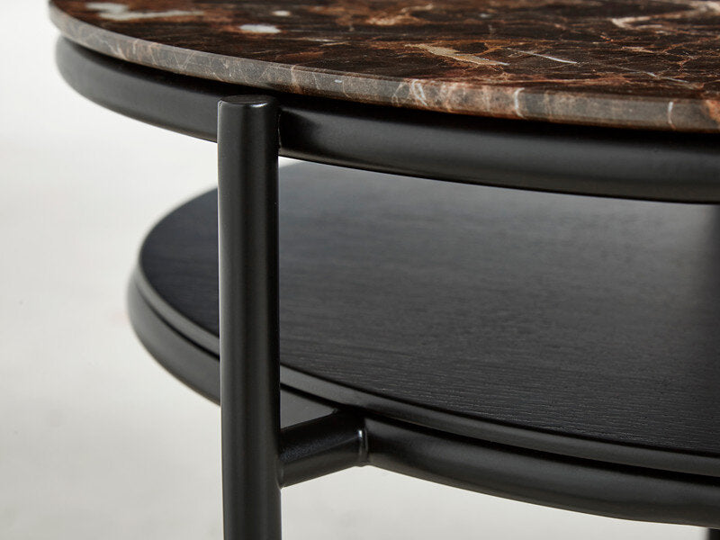 Verde Coffee Table, Marble Top by Woud