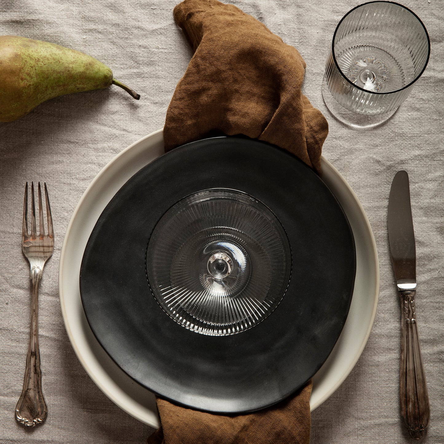Ripple Champagne Saucers (Set of 2) by ferm LIVING