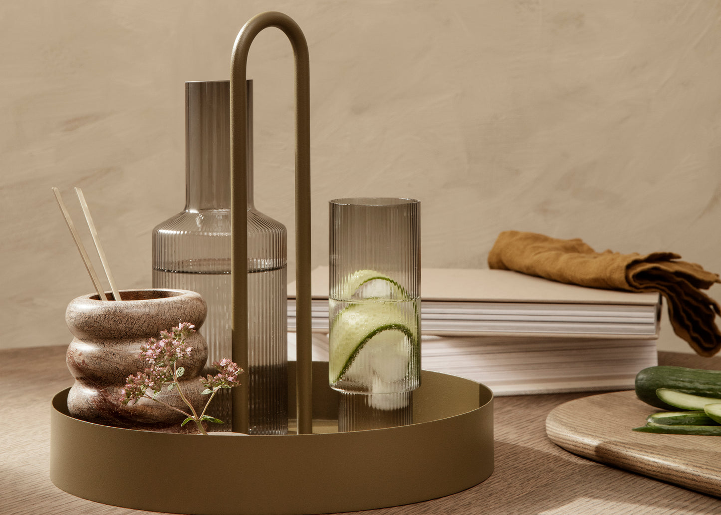 Ripple Carafe, 1L by ferm LIVING