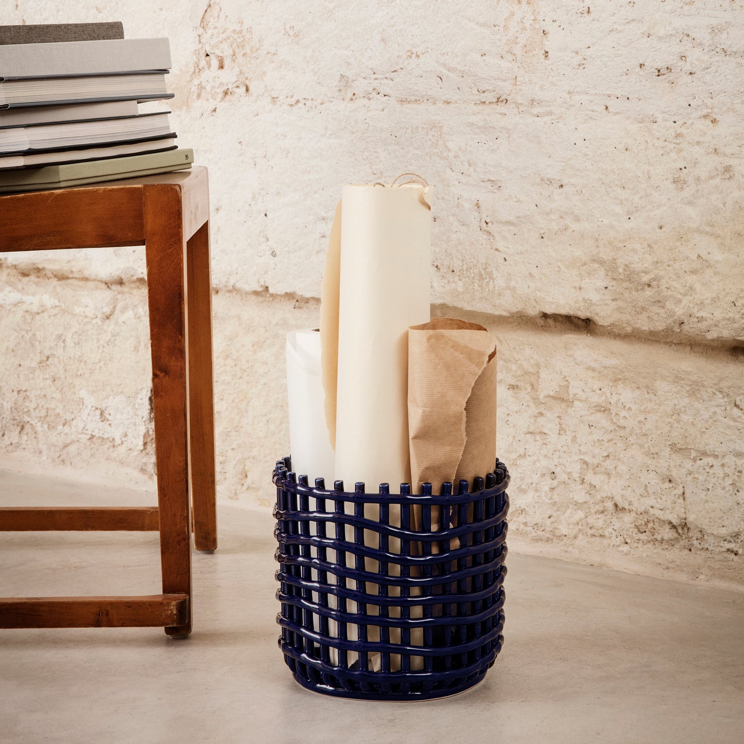 Ceramic Basket - Large by ferm LIVING