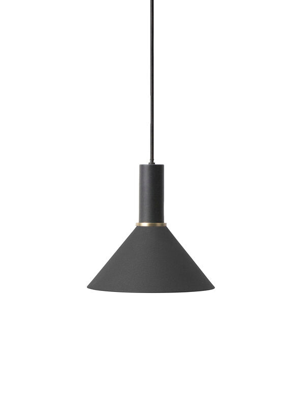 Cone shade pendant deals light