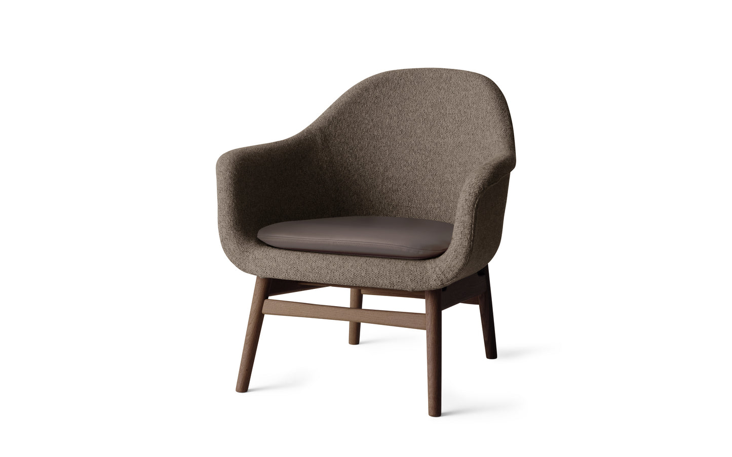 Harbour Lounge Chair, Wooden Base by Menu / Audo Copenhagen