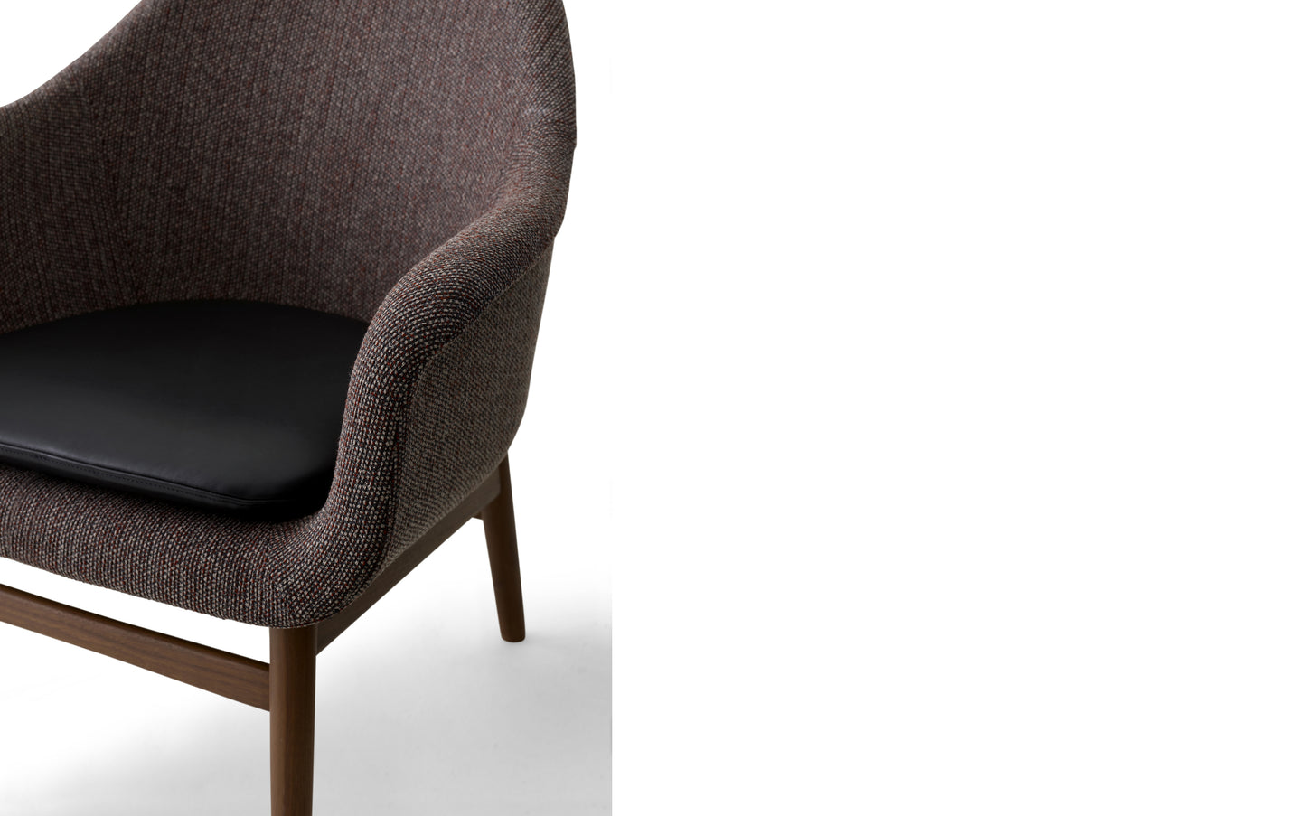 Harbour Lounge Chair, Wooden Base by Menu / Audo Copenhagen
