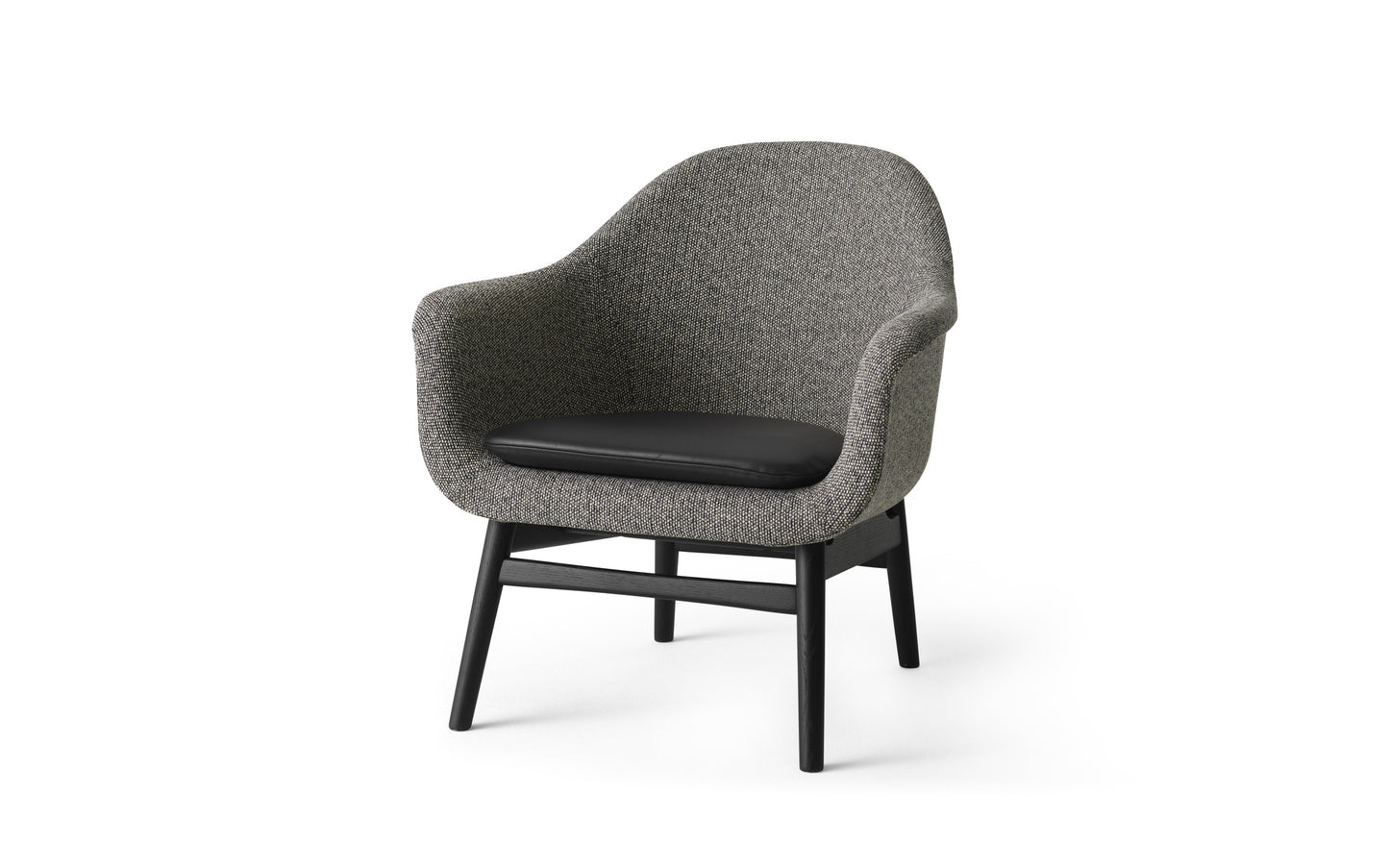 Harbour Lounge Chair, Wooden Base by Menu / Audo Copenhagen