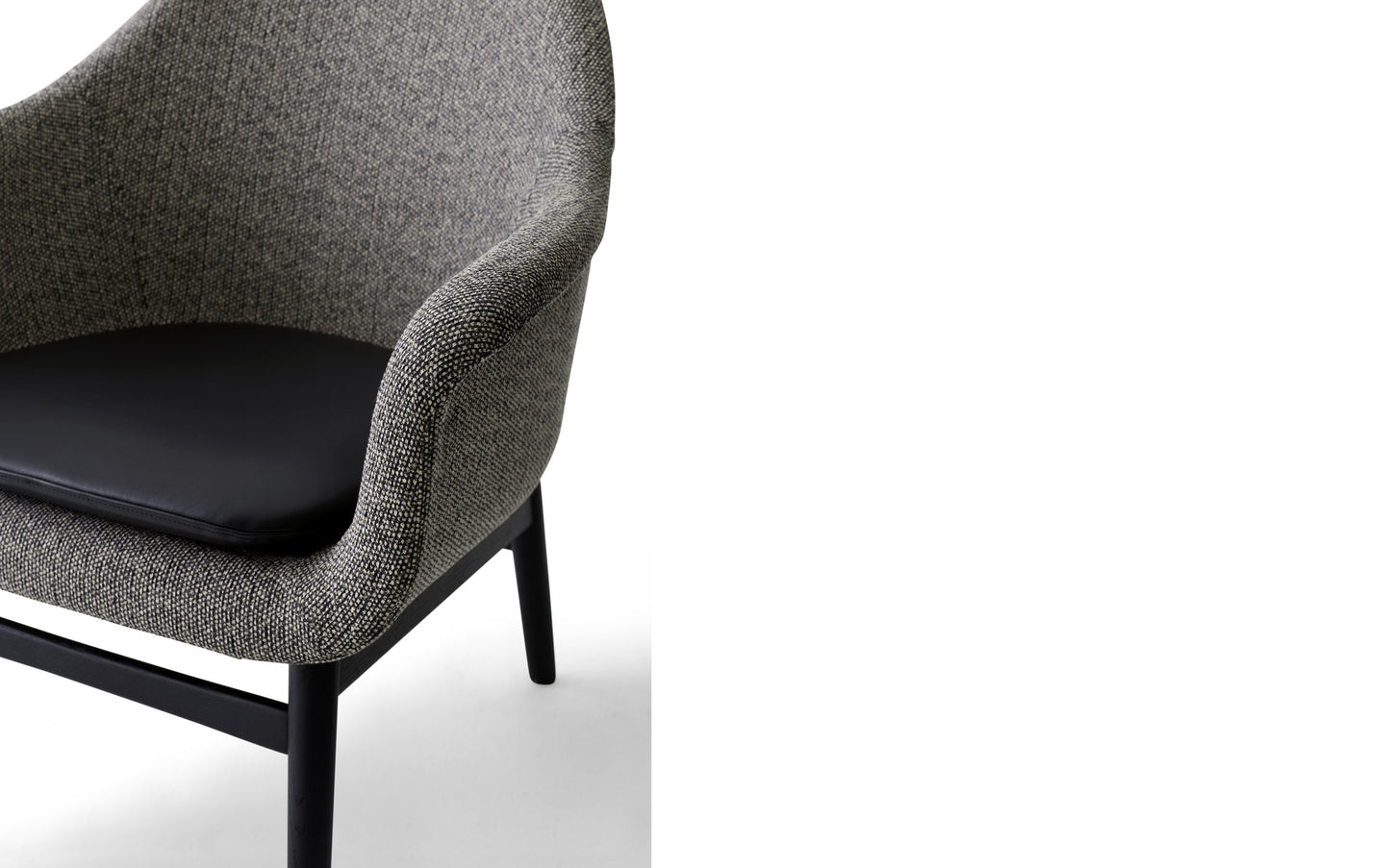 Harbour Lounge Chair, Wooden Base by Menu / Audo Copenhagen