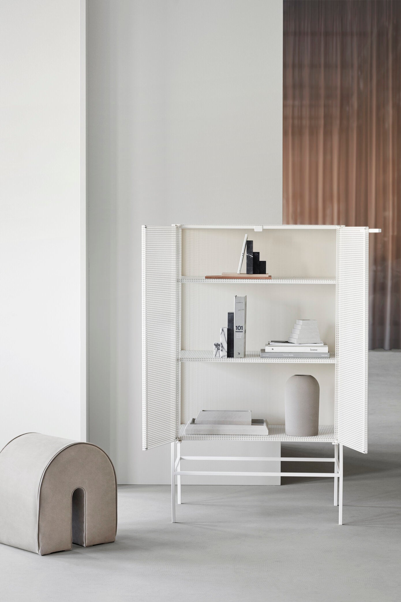 Grid Cabinet by Kristina Dam