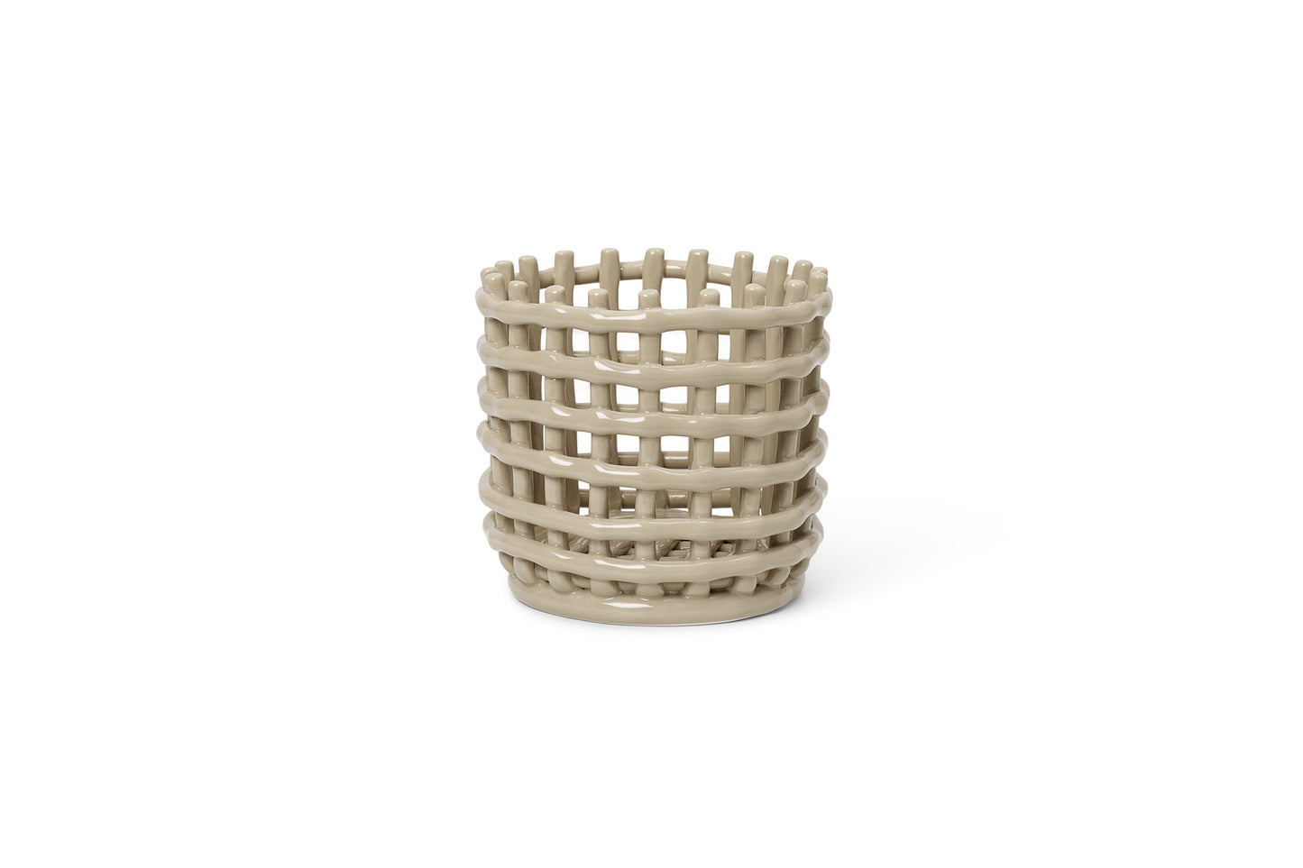 Ceramic Basket - Small by ferm LIVING