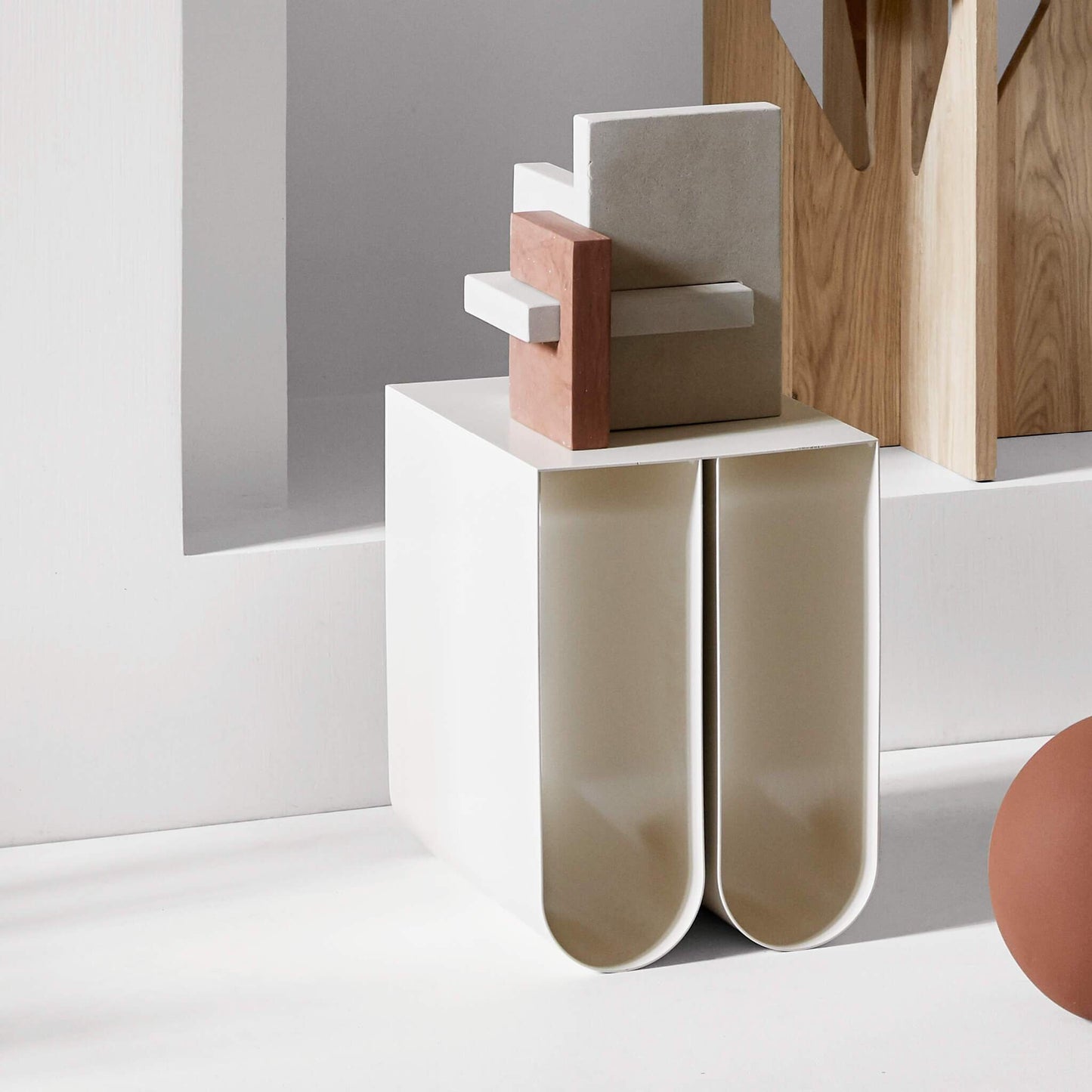 Block Sculpture by Kristina Dam