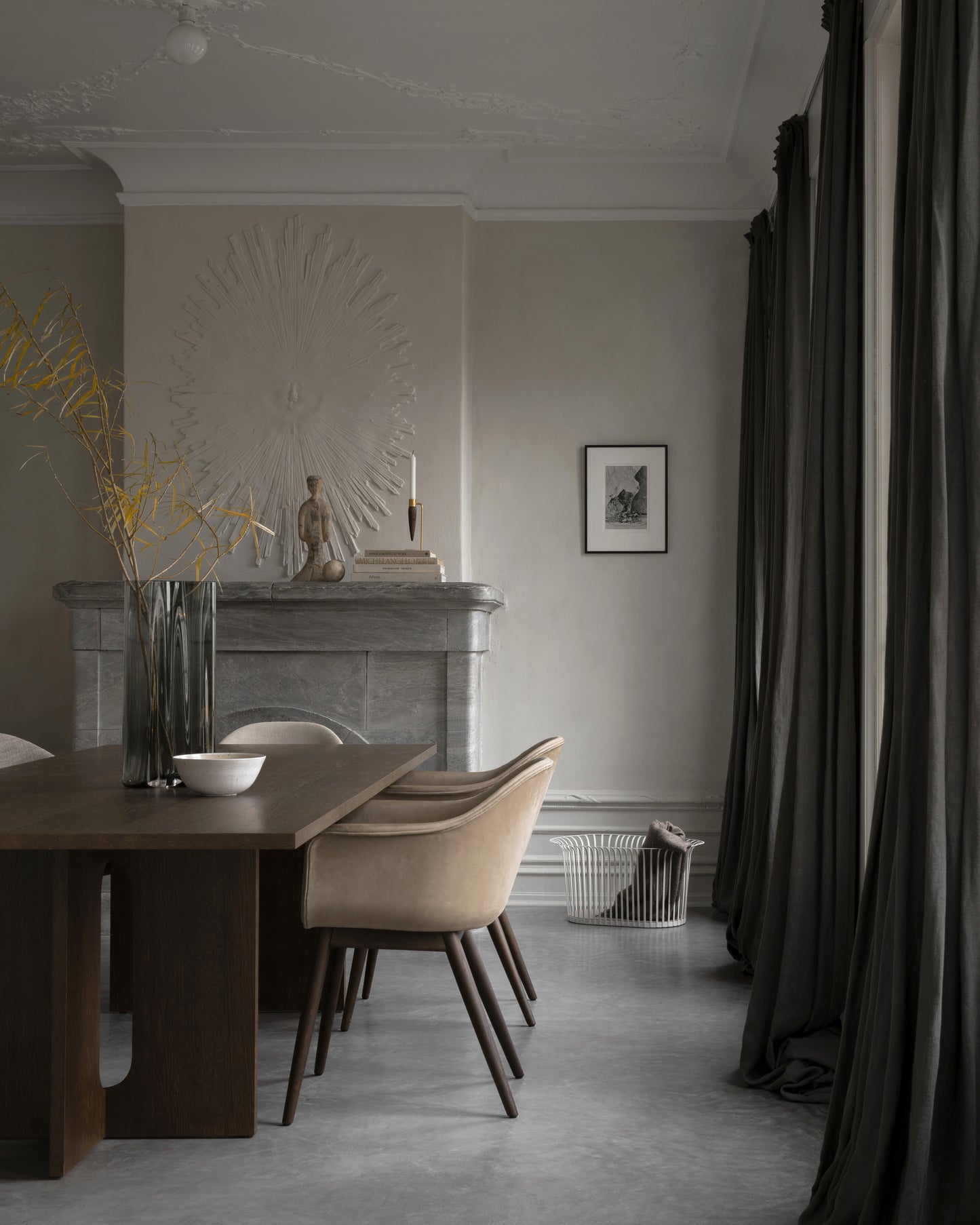 Harbour Chair, Wooden Base - Fully Upholstered by Menu / Audo Copenhagen