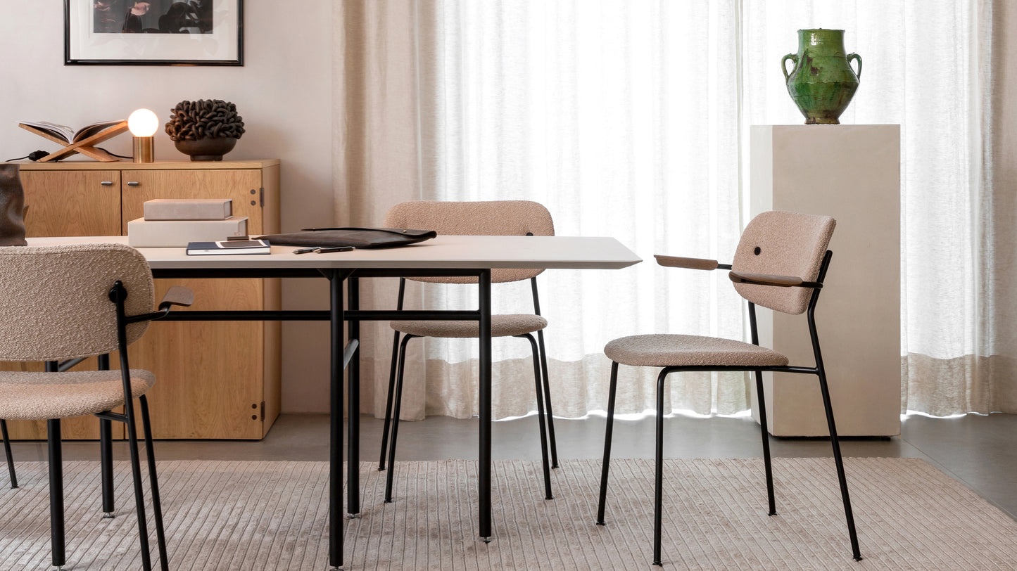 Co Chair - Upholstered Seat & Back with Arms by Menu / Audo Copenhagen