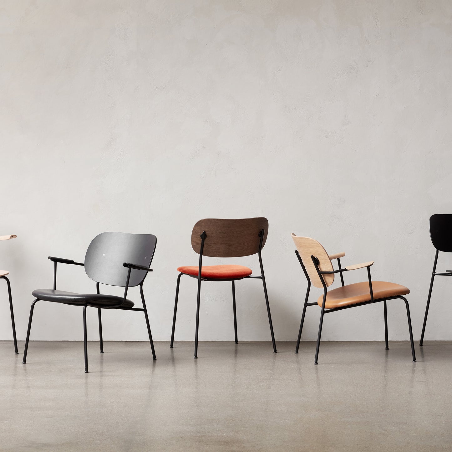 Co Lounge Chair - Upholstered Seat by Menu / Audo Copenhagen