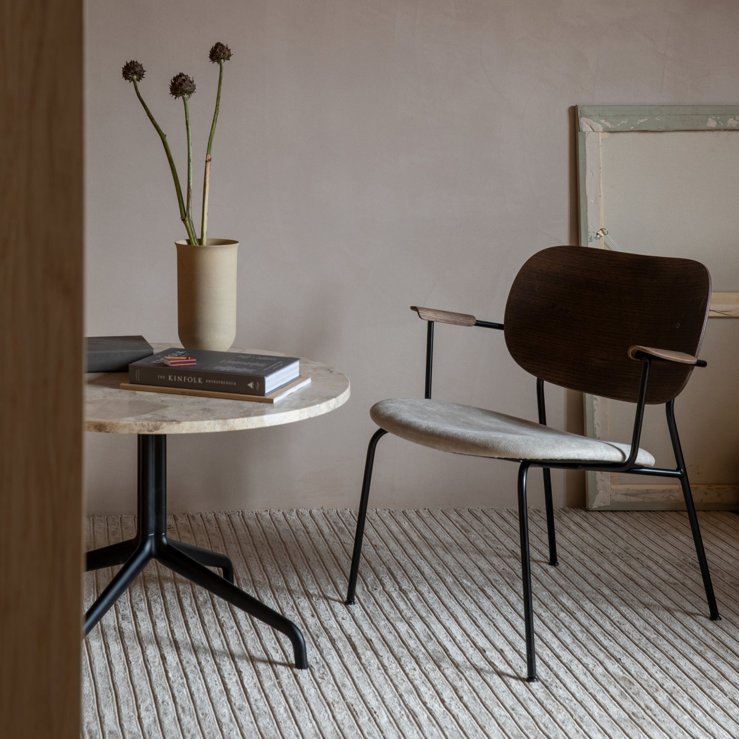 Co Lounge Chair - Upholstered Seat by Menu / Audo Copenhagen