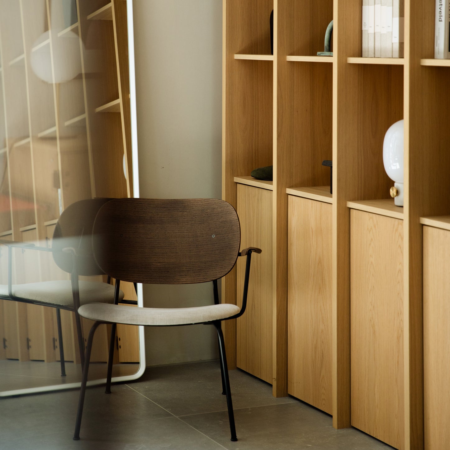 Co Lounge Chair - Upholstered Seat by Menu / Audo Copenhagen