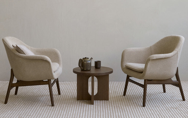 Harbour Lounge Chair, Wooden Base by Menu / Audo Copenhagen