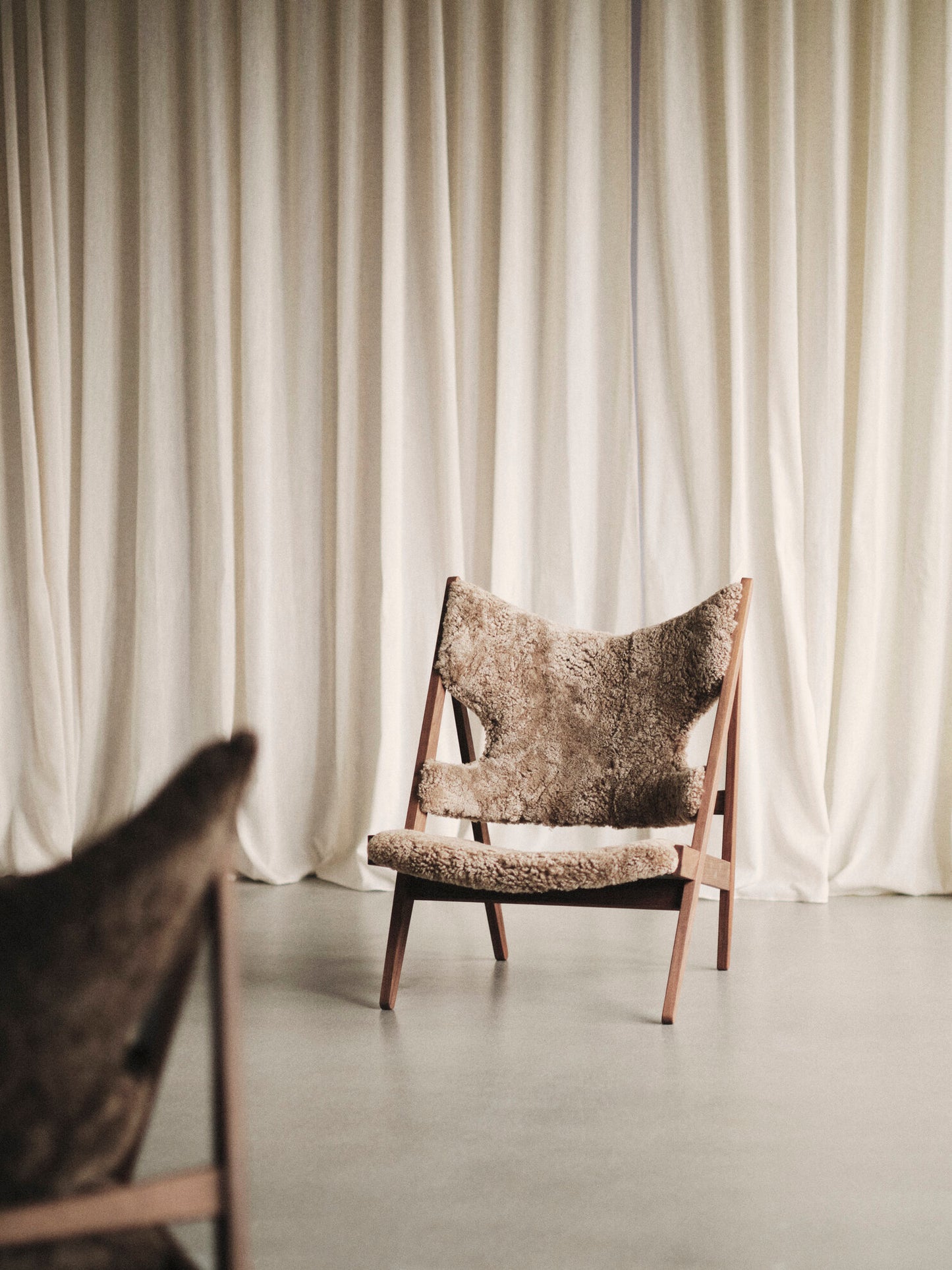 Knitting Lounge Chair - Sheepskin by Menu / Audo Copenhagen