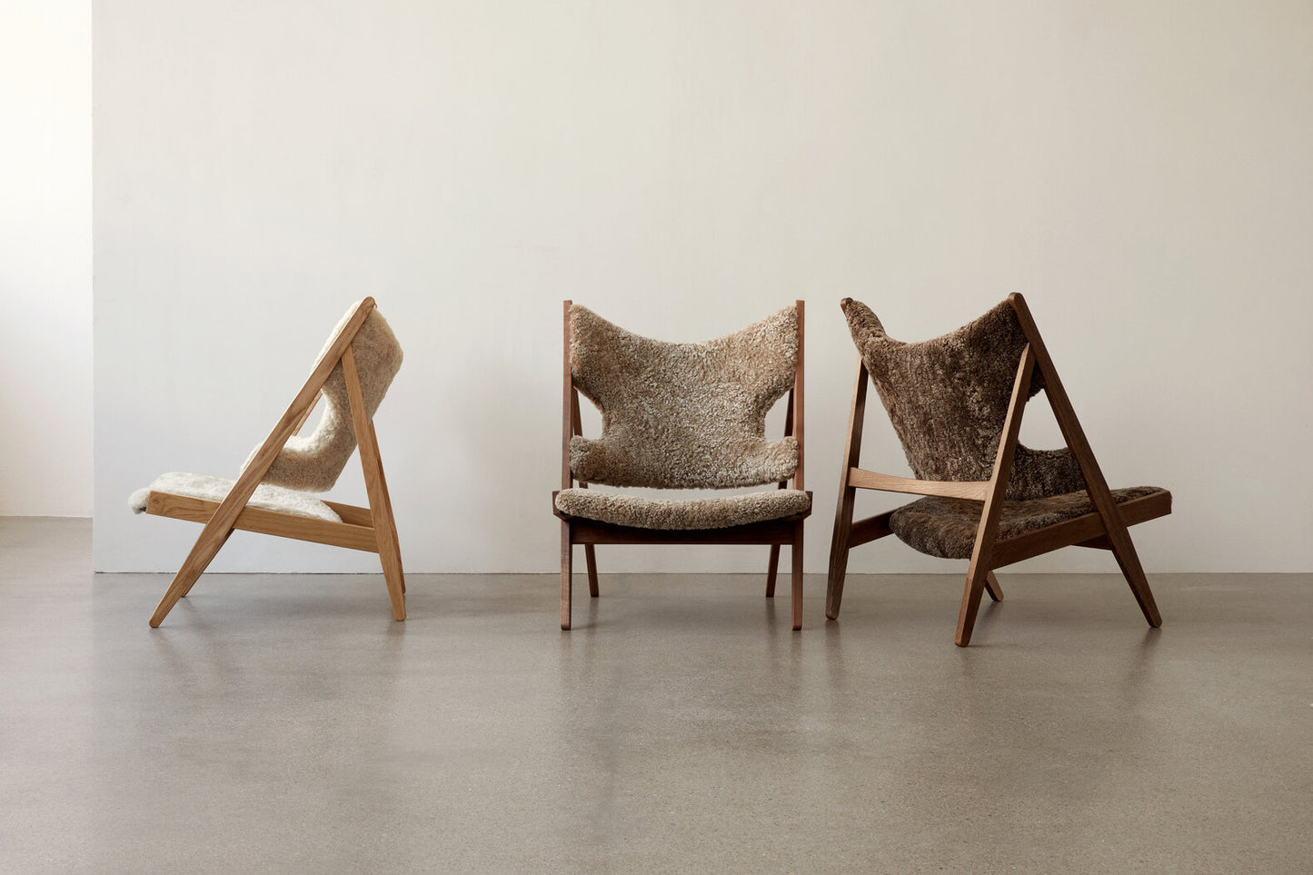 Knitting Lounge Chair - Sheepskin by Menu / Audo Copenhagen