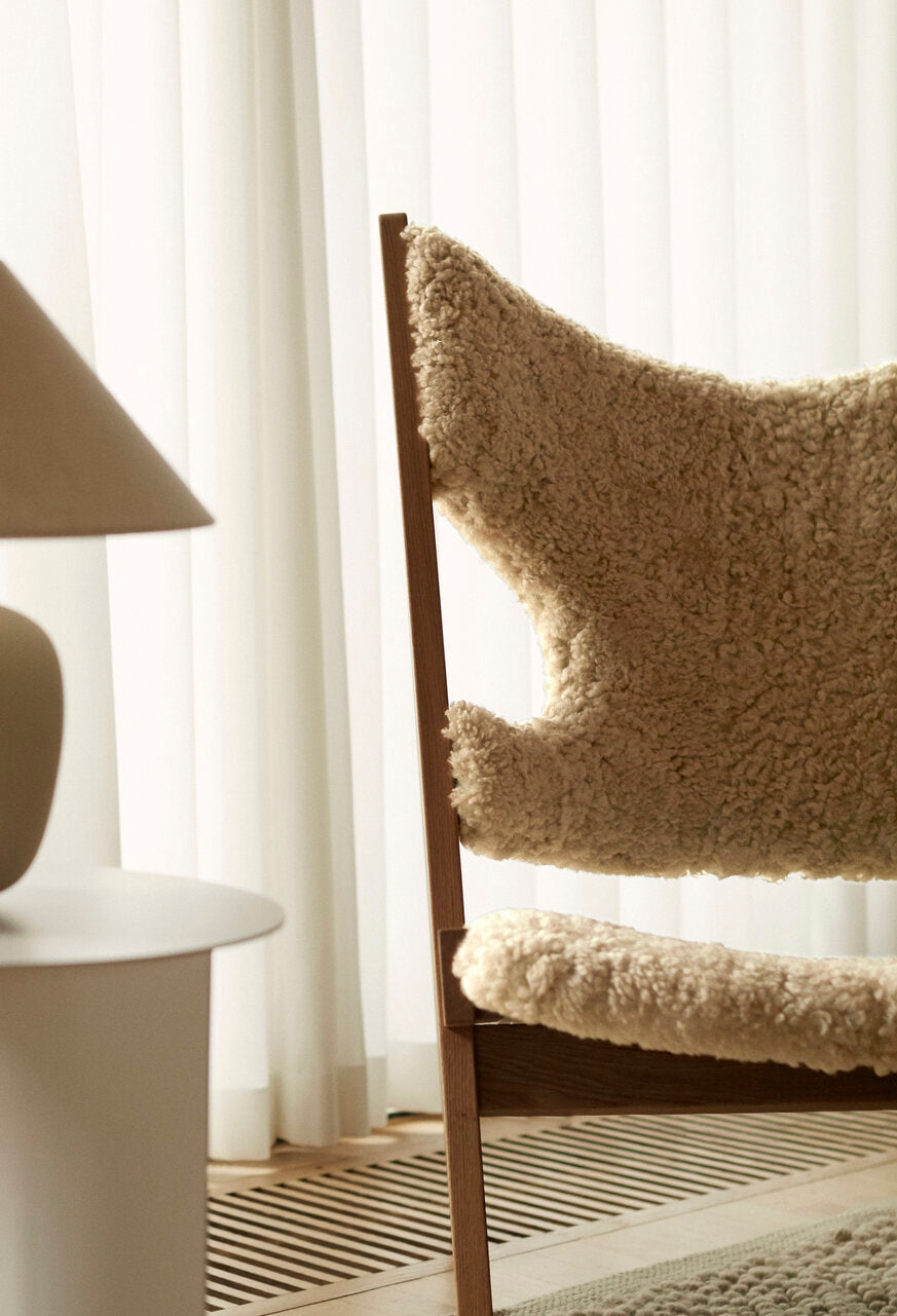 Knitting Lounge Chair - Sheepskin by Menu / Audo Copenhagen