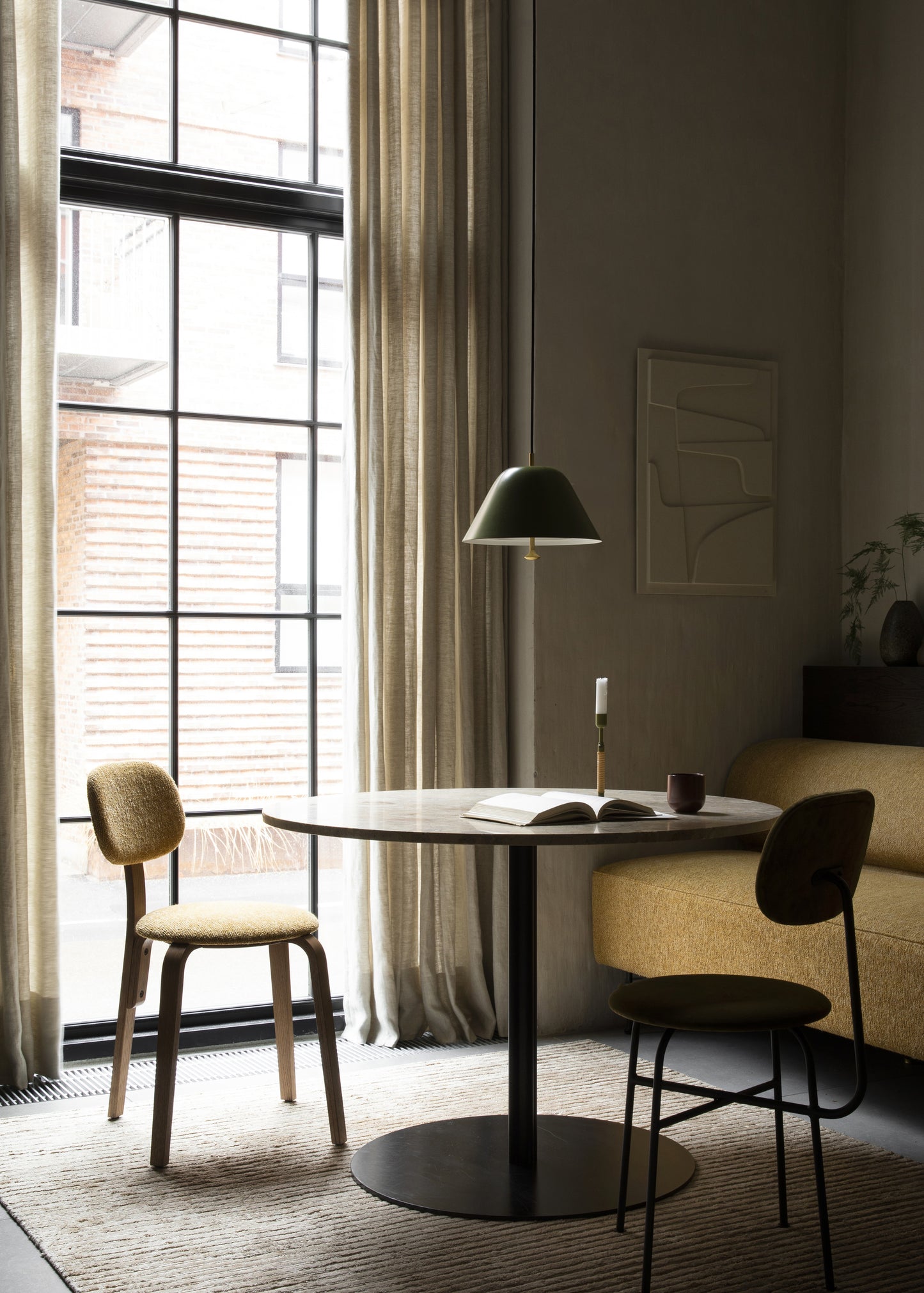 Afteroom Plywood, Dining Chair Upholstered Seat & Back by Menu / Audo Copenhagen