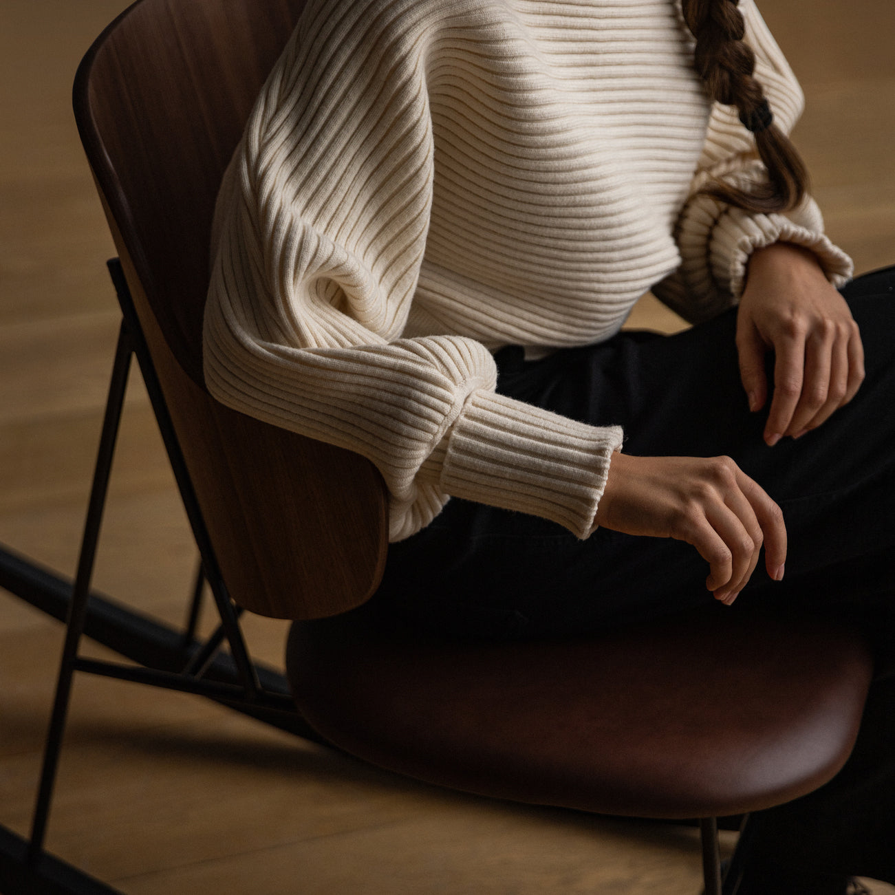 Penguin Rocking Chair – Upholstered Seat by Menu / Audo Copenhagen