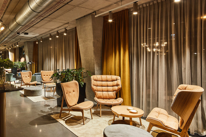 Elephant Lounge Chair & Stool Set by NORR11