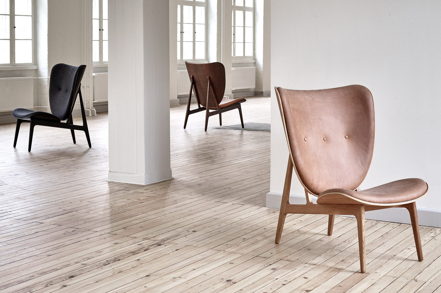 Elephant Lounge Chair & Stool Set by NORR11