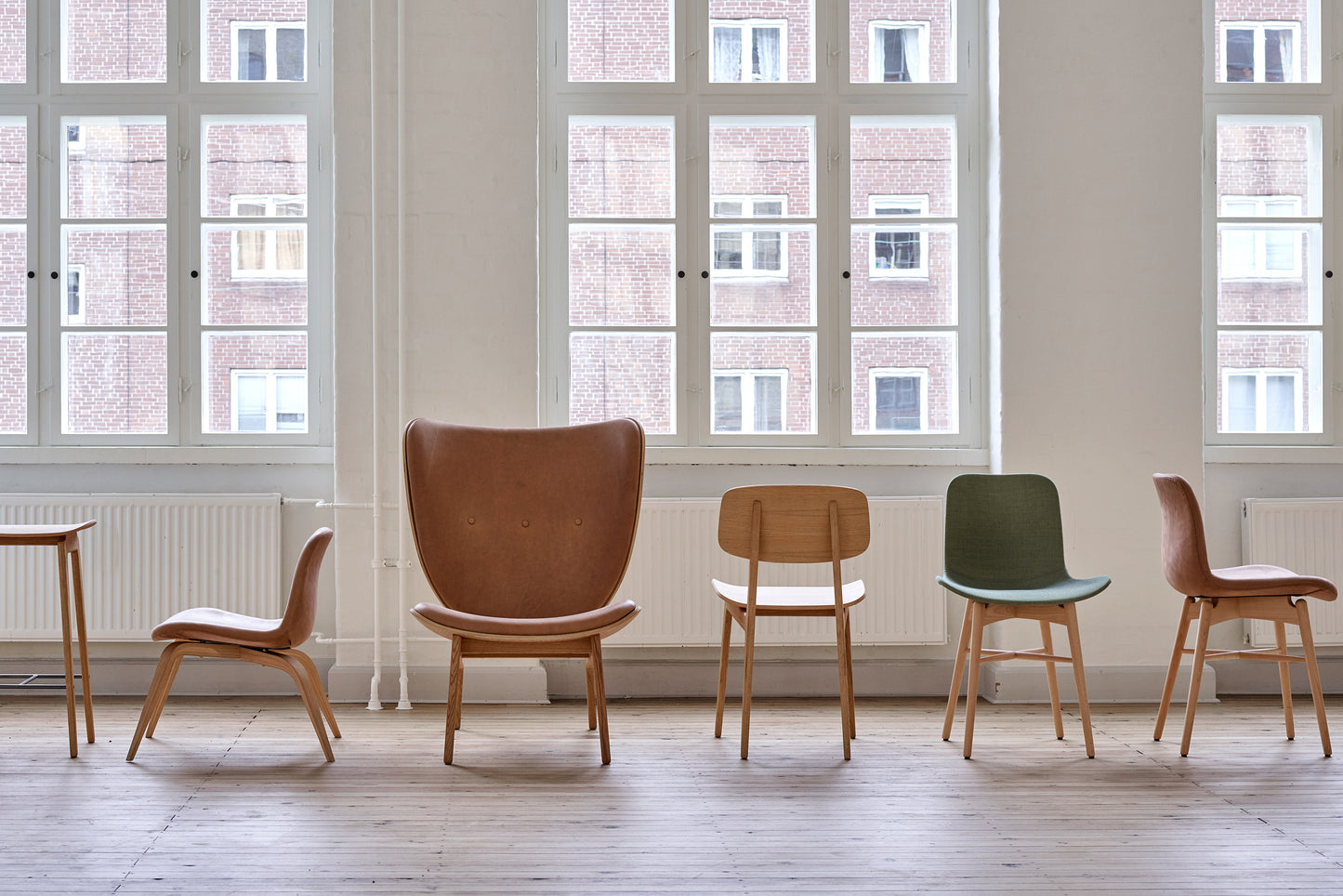 Elephant Lounge Chair & Stool Set by NORR11