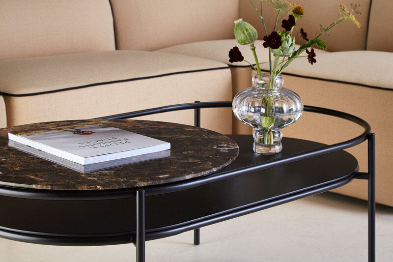 Verde Coffee Table, Marble Top by Woud