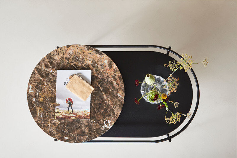 Verde Coffee Table, Marble Top by Woud