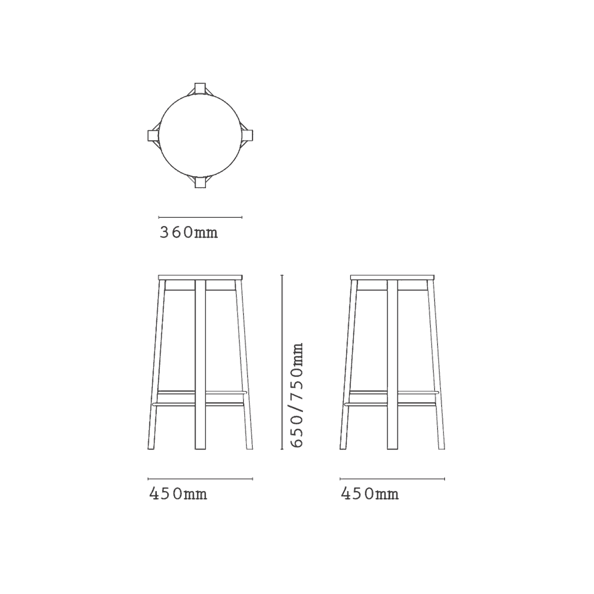 Bar Stool Four by Another Country