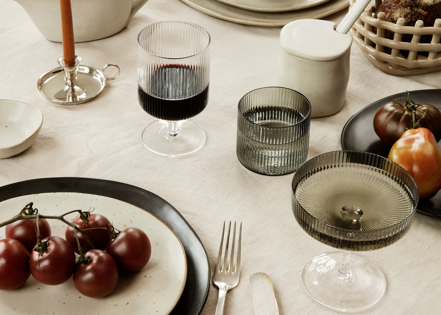 Ripple Low Glasses (Set of 4) by ferm LIVING