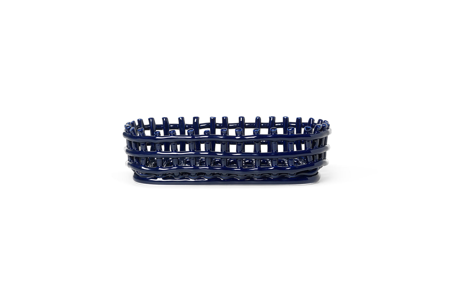Ceramic Basket - Oval by ferm LIVING
