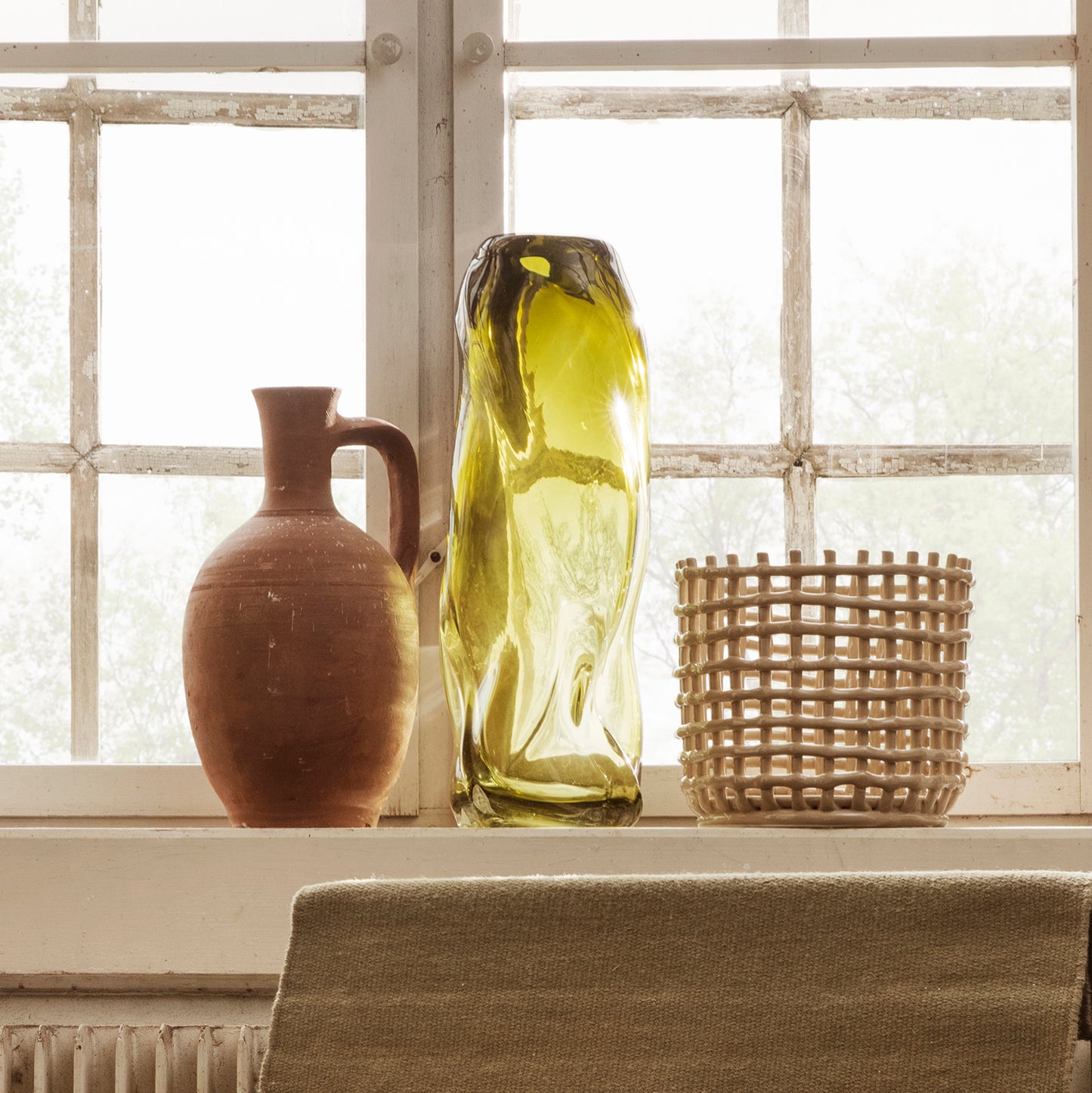 Ceramic Basket - Large by ferm LIVING