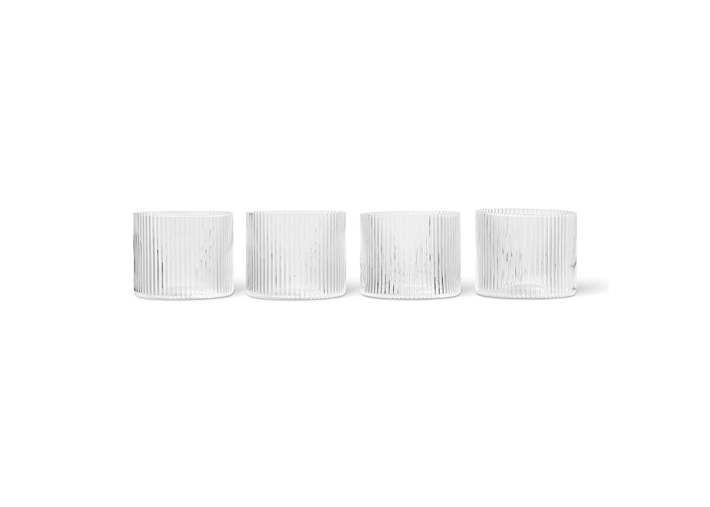 Ripple Low Glasses (Set of 4) by ferm LIVING