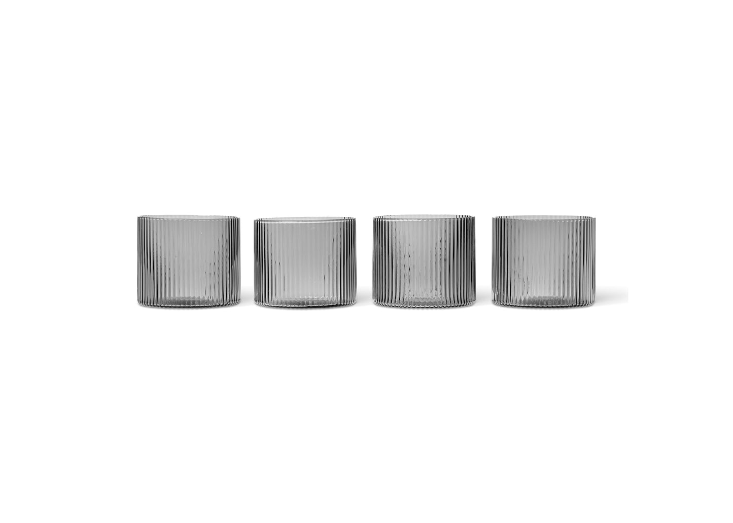 Ripple Low Glasses (Set of 4) by ferm LIVING