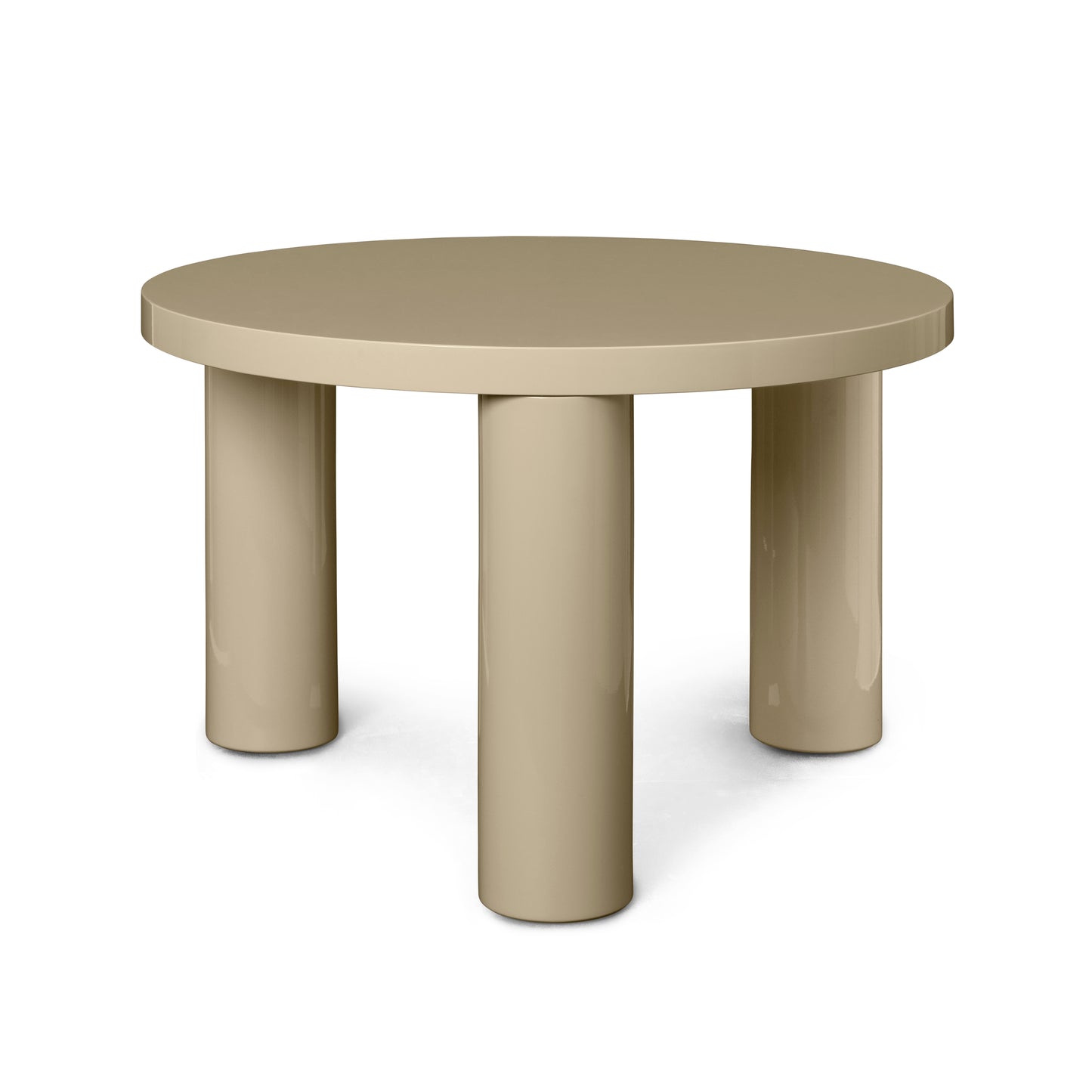 Post Coffee Table – High-gloss Lacquered