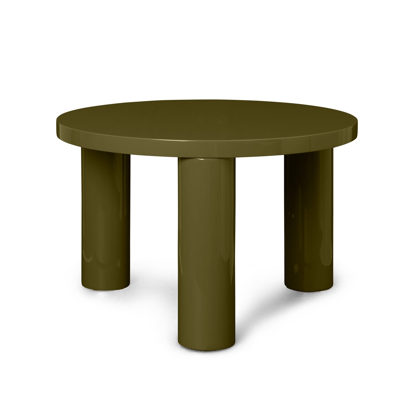 Post Coffee Table – High-gloss Lacquered