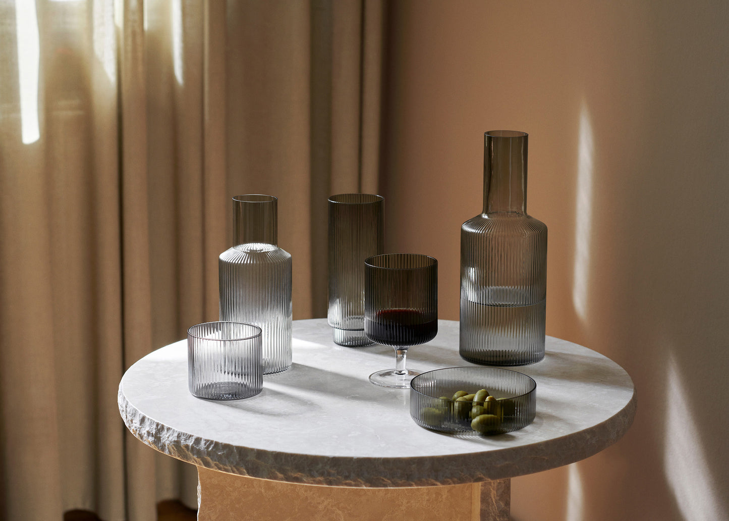 Ripple Low Glasses (Set of 4) by ferm LIVING